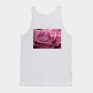 A pink Rose Tank Top